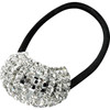 Rhinestone Flexible Ponytail Binder Small - Crystal