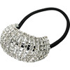 Rhinestone Flexible Ponytail Binder Medium - Crystal Rhinestone Flexible Ponytail Binder Medium - Crystal