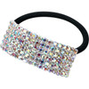 Rhinestone Ponytail Binder Small Cuff - Crystal AB