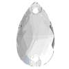 Preciosa Sew On Pear Crystal 28x17mm