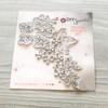 DIY Sparkle Silver Applique Kit with Austrian Crystals DIY Sparkle Silver Applique Kit with Austrian Crystals