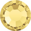MAXIMA Crystals by Preciosa Flatback Rhinestones Light Topaz 30ss
