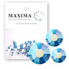 MAXIMA Crystals by Preciosa Mix Pack Flatback Round Capri Blue Shimmer AB MAXIMA Crystals by Preciosa Mix Pack Flatback Round Capri Blue Shimmer AB