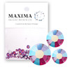 MAXIMA Crystals by Preciosa Mix Pack Flatback Round Fuchsia Shimmer AB MAXIMA Crystals by Preciosa Mix Pack Flatback Round Fuchsia Shimmer AB
