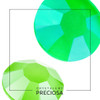 MAXIMA Crystals by Preciosa Flatback Rhinestones Neon Green 30ss