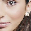 15mm Performance Earrings - Blue Zircon Pierced 15mm Performance Earrings - Blue Zircon Pierced