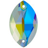 PriceLess Sew On Navette Peridot AB 22x13mm PriceLess Sew On Navette Peridot AB 22x13mm