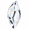 Starcut Crystal Sew On Leaf Crystal 20x10mm