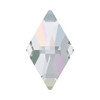 PriceLess Crystal Flatback Shape Rhombus Crystal AB 10x6mm PriceLess Crystal Flatback Shape Rhombus Crystal AB 10x6mm