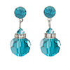 Starlight Crystal Jewelry™ Bead Dangle Earring - Indicolite Pierced Starlight Crystal Jewelry™ Bead Dangle Earring - Indicolite Pierced