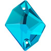 Starcut Crystal Sew On Cosmic Blue Zircon 17x13mm Starcut Crystal Sew On Cosmic Blue Zircon 17x13mm