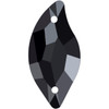 Starcut Crystal Sew On Leaf Jet 20x10mm Starcut Crystal Sew On Leaf Jet 20x10mm