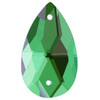 Starcut Crystal Sew On Pear Fern Green 18x10.5mm Starcut Crystal Sew On Pear Fern Green 18x10.5mm