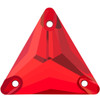 Starcut Crystal Sew On Triangle Light Siam 16mm
