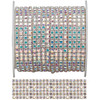 Priceless Crystal Metal Set Banding Crystal AB/Silver 6 Row Priceless Crystal Metal Set Banding Crystal AB/Silver 6 Row