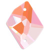 Starcut Crystal Sew On Cosmic Peach Delite 17x13mm Starcut Crystal Sew On Cosmic Peach Delite 17x13mm