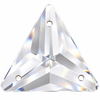 Starcut Crystal Sew On Triangle Crystal Unfoiled 22mm