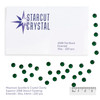 Starcut Crystal Flatback Rhinestones Emerald 30ss Starcut Crystal Flatback Rhinestones Emerald 30ss