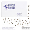 Starcut Crystal Flatback Rhinestones Jet Hematite 20ss Starcut Crystal Flatback Rhinestones Jet Hematite 20ss