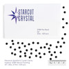 Starcut Crystal Flatback Rhinestones Jet 20ss