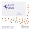 Starcut Crystal Flatback Rhinestones Light Peach 30ss Starcut Crystal Flatback Rhinestones Light Peach 30ss