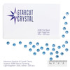 Starcut Crystal Flatback Rhinestones Light Sapphire 30ss Starcut Crystal Flatback Rhinestones Light Sapphire 30ss