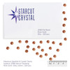 Starcut Crystal Flatback Rhinestones Rose Gold 30ss