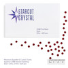 Starcut Crystal Flatback Rhinestones Siam 20ss Starcut Crystal Flatback Rhinestones Siam 20ss