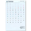 Rhinestones Unlimited Starcut Crystal Flatback Sample Card Rhinestones Unlimited Starcut Crystal Flatback Sample Card
