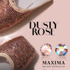 MAXIMA Crystals by Preciosa Flatback Rhinestones Dusty Rose Shimmer AB 12ss MAXIMA Crystals by Preciosa Flatback Rhinestones Dusty Rose Shimmer AB 12ss