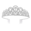 Crystal Avenue Tiara - 1.75" 60769 Crystal/Silver