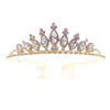 Crystal Avenue Tiara - 1.3" 60659 Crystal/Gold