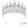 Crystal Avenue Tiara - 2.5" 60788 Crystal/Silver