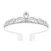 Crystal Avenue Tiara - 1.10" 60764 Crystal/Silver