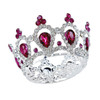 Crystal Avenue Crown - 2.25" 60789 Fuchsia/Silver