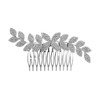 Crystal Avenue Hair Accessory 72034 - Leaf Comb Crystal/Silver