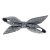 Crystal Avenue Hair Accessory 72124 - Tie Bow Barrette Hematite
