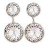 Starlight Crystal Earrings - 11mm/15mm Performance Dangle Crystal/Silver Pierced Starlight Crystal Earrings - 11mm/15mm Performance Dangle Crystal/Silver Pierced