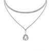 Crystal Avenue Necklace 17798 - S Rs Teardrop Choker 2