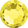 Preciosa Viva12 Hotfix Rhinestones in Citrine — bright warm yellow, 16ss (3.8mm–4.0mm), bulk wholesale at RhinestonesU.com