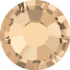Preciosa Viva12 Hotfix Rhinestones in Honey — warm amber-gold, 6ss (1.9mm–2.1mm), bulk wholesale at RhinestonesU.com
