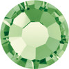 Preciosa Viva12 Hotfix Rhinestones in Peridot — vivid spring green, 6ss (1.9mm–2.1mm), bulk wholesale at RhinestonesU.com