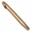 A tan headband laid out A tan headband laid out