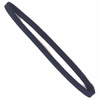 A black headband laid out A black headband laid out