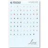 Rhinestones Unlimited LUX Austrian Crystal Flatback Sample Card Rhinestones Unlimited LUX Austrian Crystal Flatback Sample Card