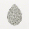 Swarovski Crystal Fabric Large Pear #013 Comet Argent Light