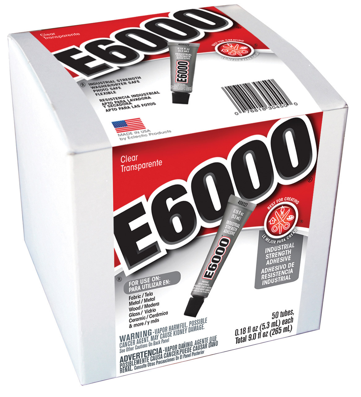 E6000 .18oz Mini 50pack Rhinestone Tools and Glues - Rhinestones Unlimited
