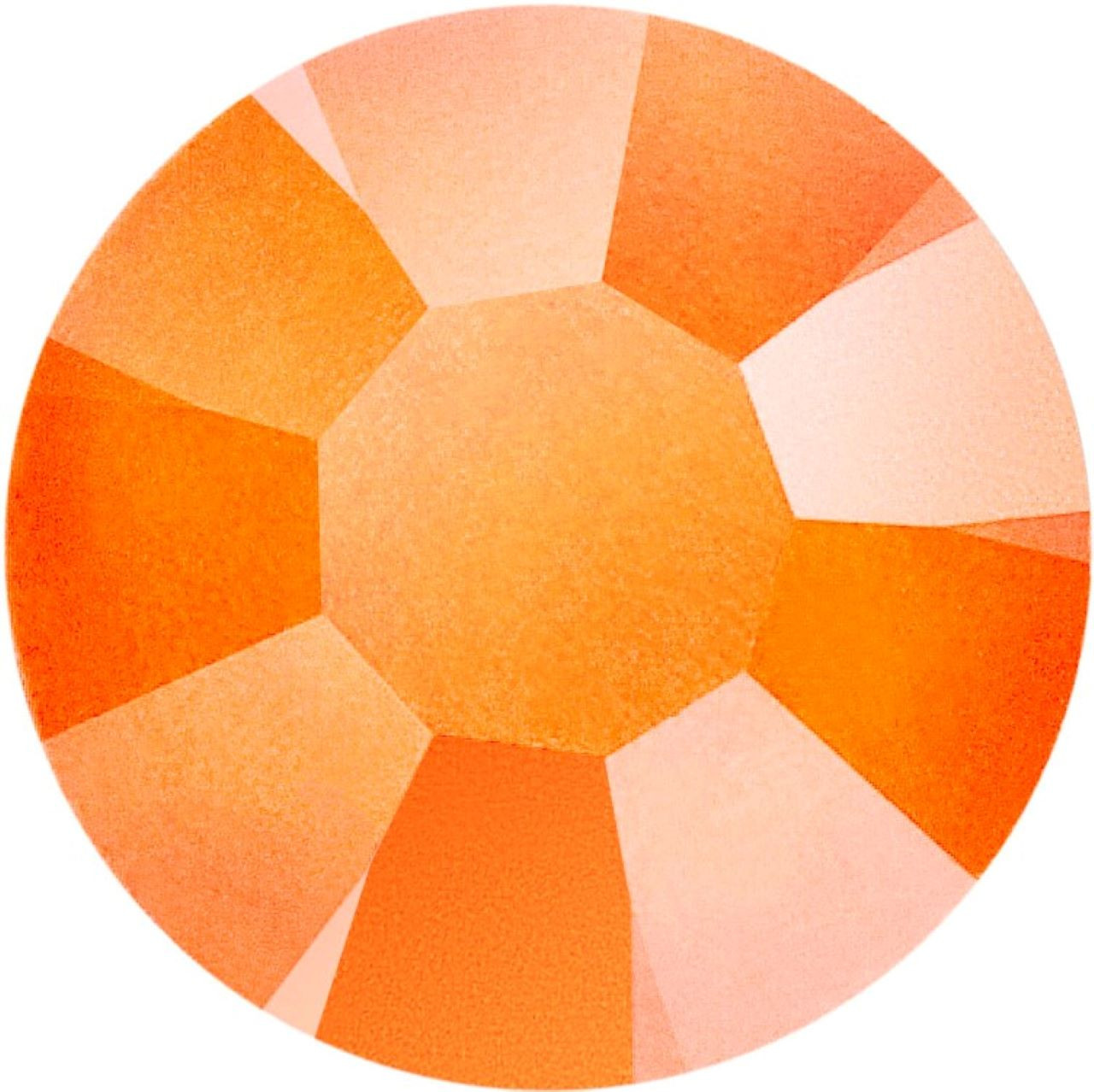 MAXIMA Crystals by Preciosa Flatback Rhinestones Neon Orange 16ss