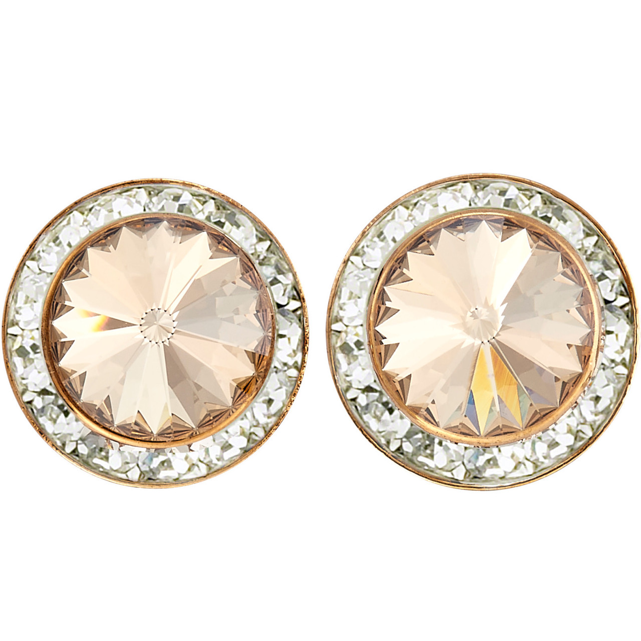 20mm Performance Earrings - Honey/Gold Pierced