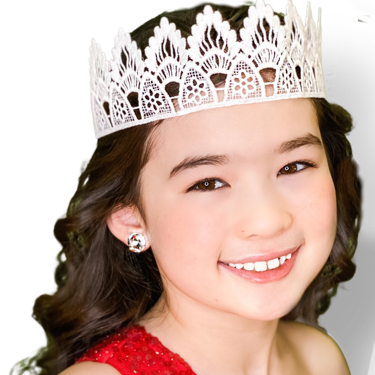 Make Your Own Custom Rhinestone Accessory Crown White Rhinestones